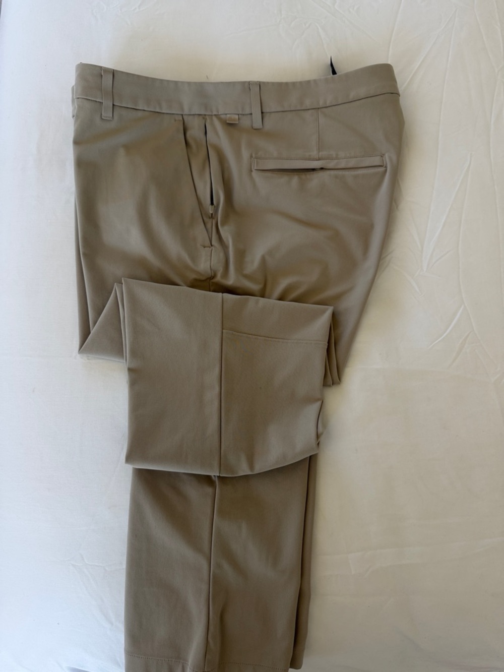 LULU LEMON Men's Slim Fit Performance Pants - Beige